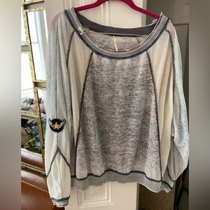Free people long sleeve comfy top